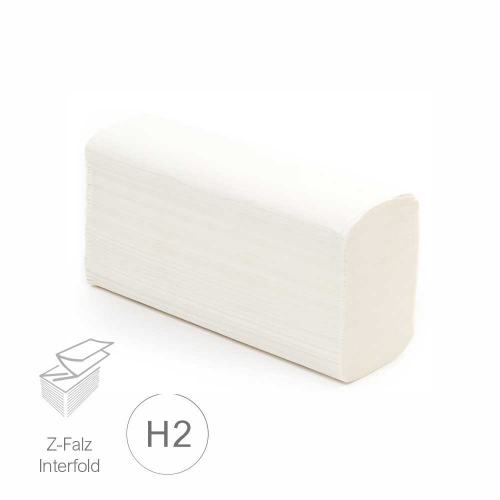 Papierhandtuch Interfold Falz weiss 20,0 x 24,0cm 2-lagig (H2)